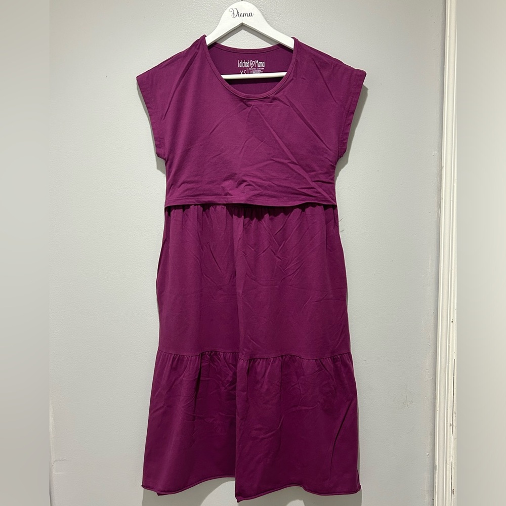 Latched mama tiered maxi - shortened